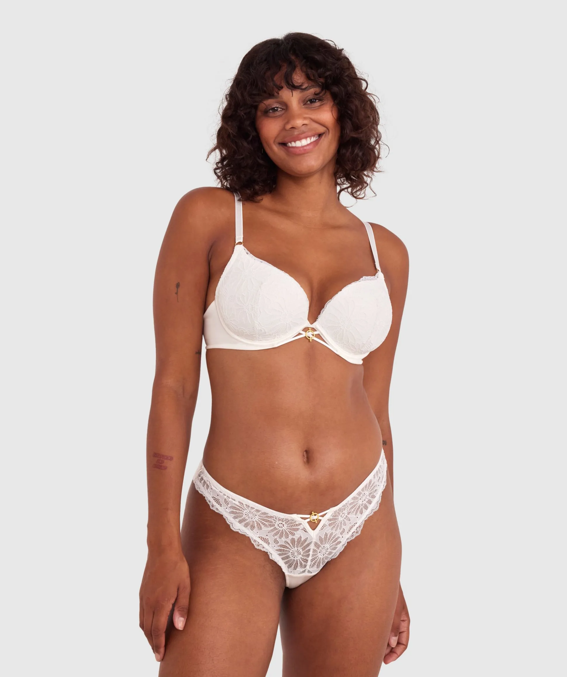 Floriane G String - Ivory