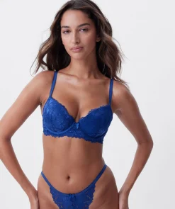 Frankie Push Up Bra - Dark Blue