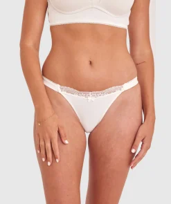 Freya High Leg G String - Ivory