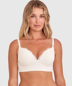 Freya Longline Push Up Wirefree Bra - Ivory