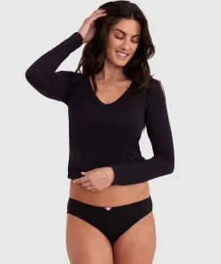 Georgia Bikini Brief - Black