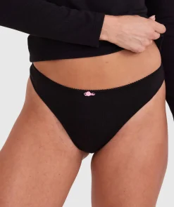 Georgia G String - Black