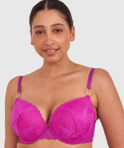 Gia Push Up Bra - Purple