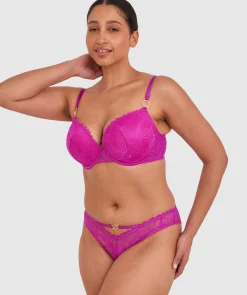 Gia Push Up Bra - Purple