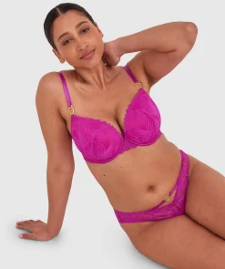 Gia Push Up Bra - Purple