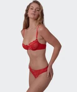 Imogen Brazilian Knicker - Light Red