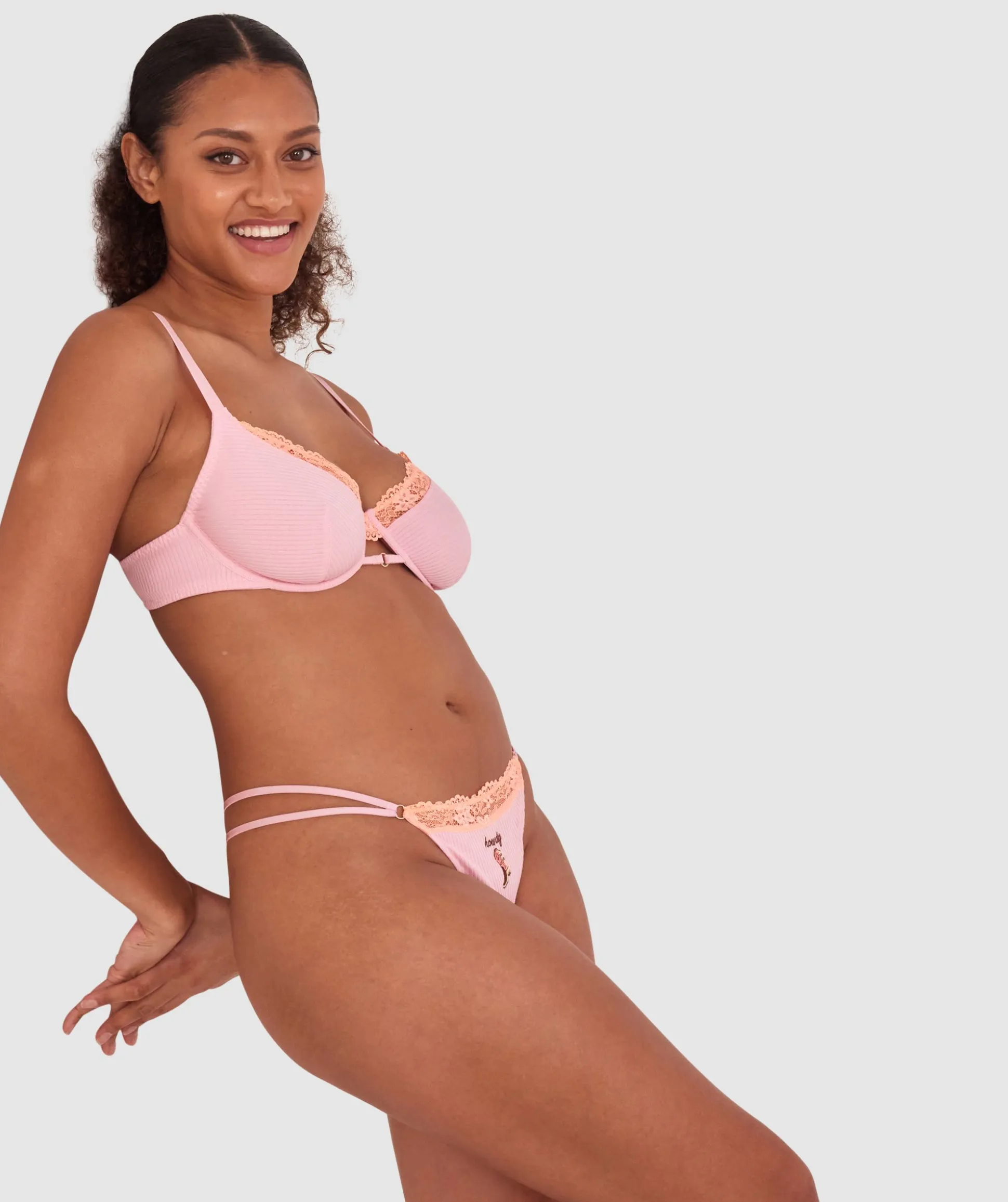 Indy String Set - Pink/Orange
