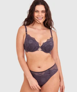 Ingrid Lightly Lined Bliss - Dark Grey