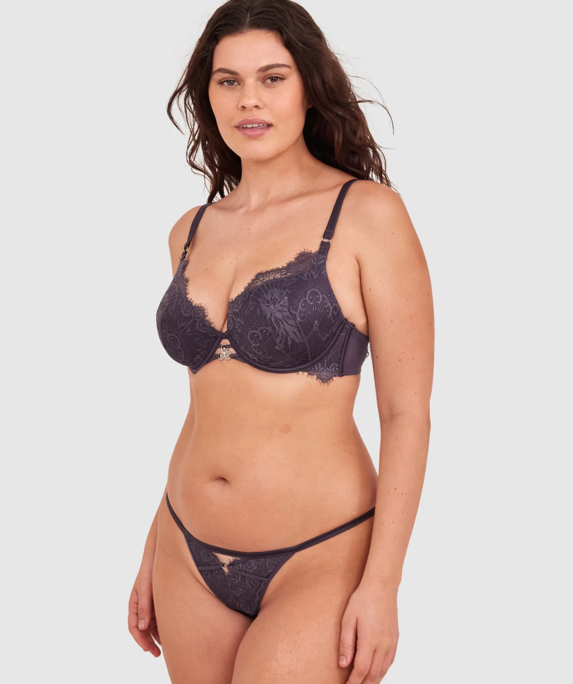 Ingrid String - Dark Grey