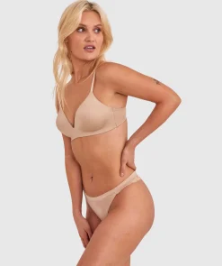 Inner Essence Contour Plunge Wirefree Bra - Nude 2