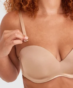 Inner Essence Full Cup Strapless Bra - Nude 2