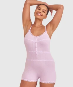 Janelle Romper - Lilac