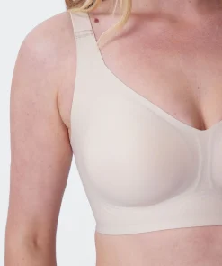 Jelly Wirefree Crop Bra - Nude 1