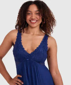 Kaede Slip - Navy