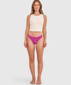 Kitty High Leg G String-Purple
