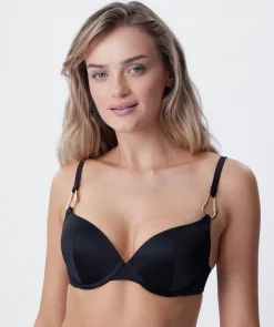 Kos Push Up Swim Top - Black
