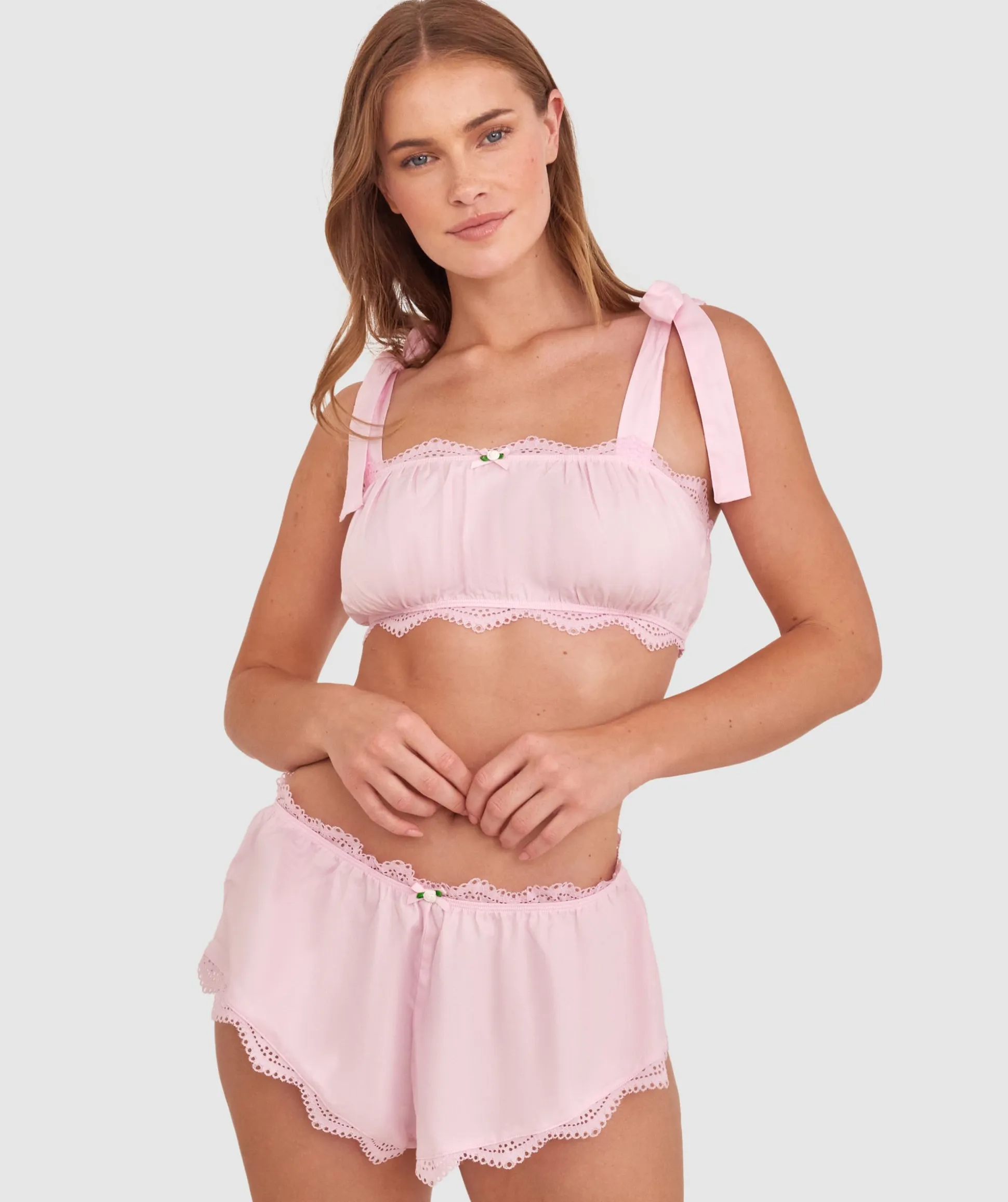 Lela Bralette - Vintage Pink