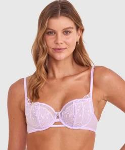 Leora Underwire Bra - Lilac