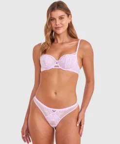 Leora Underwire Bra - Lilac