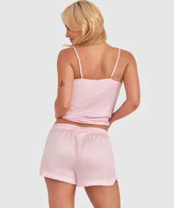 Liquid Satin Shorts - Pink