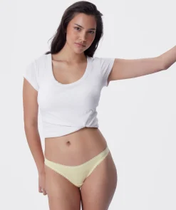 Lyra G String - Light Yellow