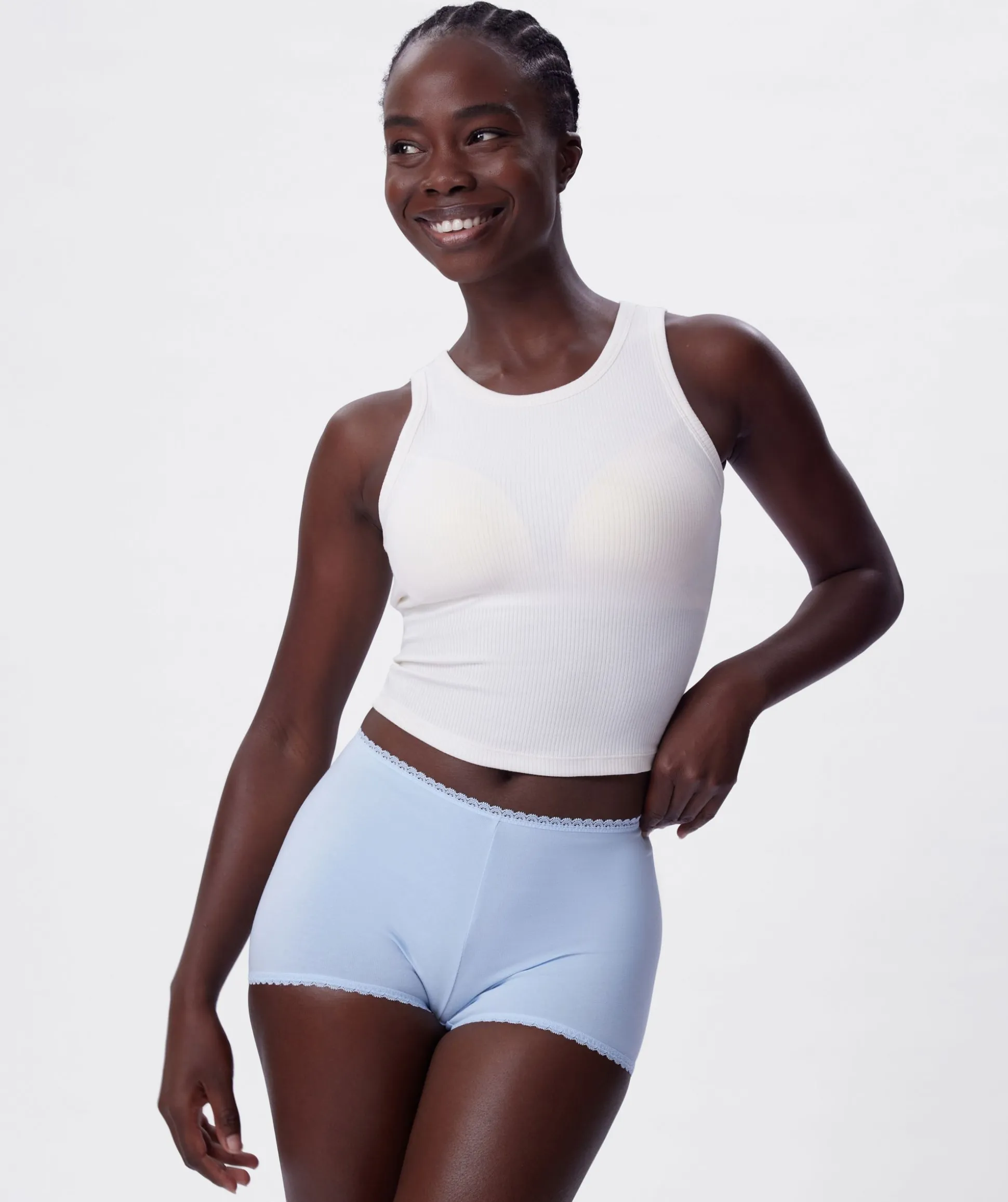 Lyra Shortie - Light Blue