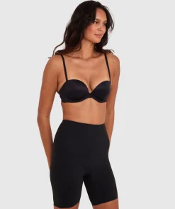 Microfibre Thigh Shaper - Black