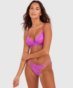 Narelle Lightly Lined Bra - Purple