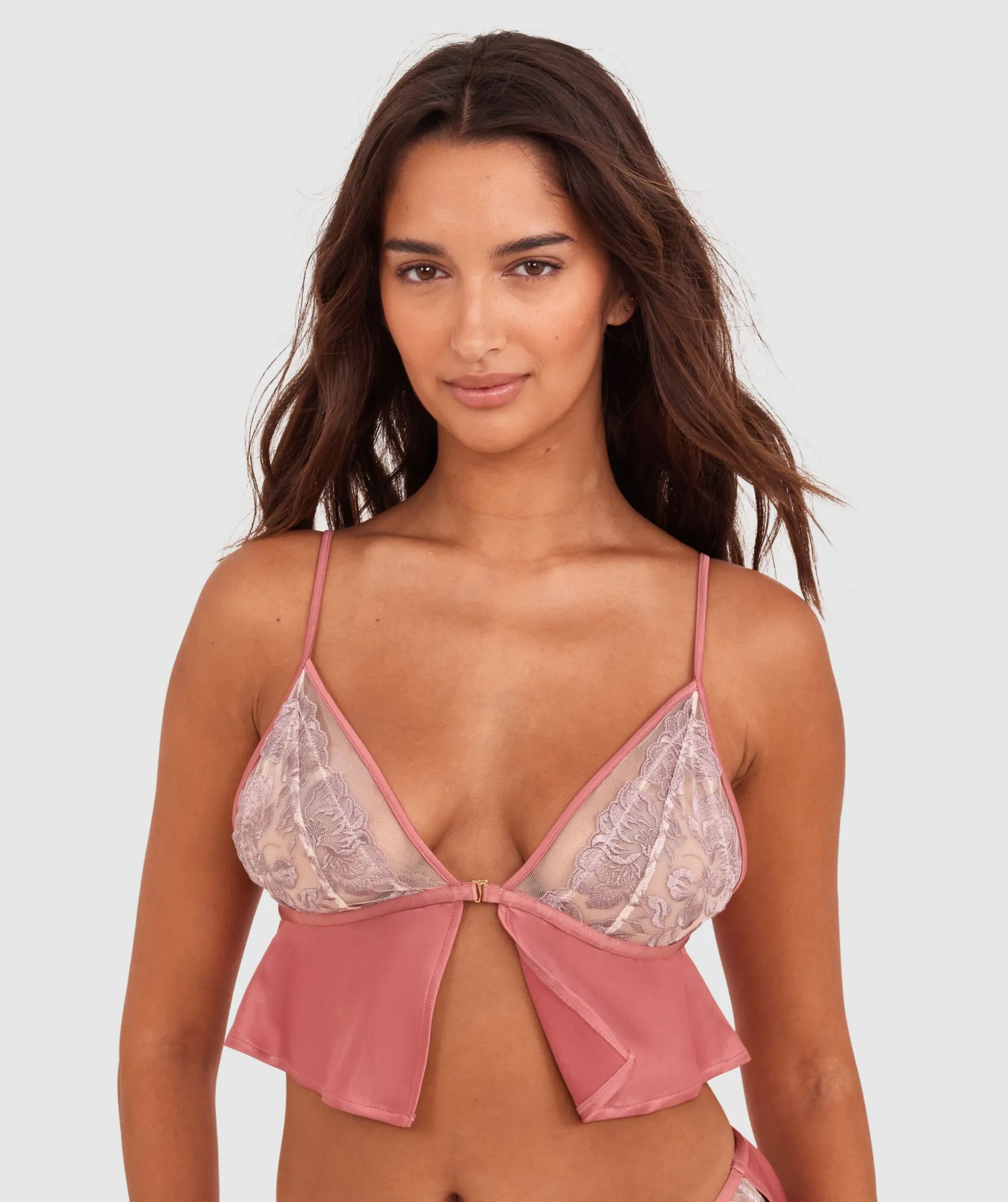 Night Games Bare All Cami - Rose/Lilac