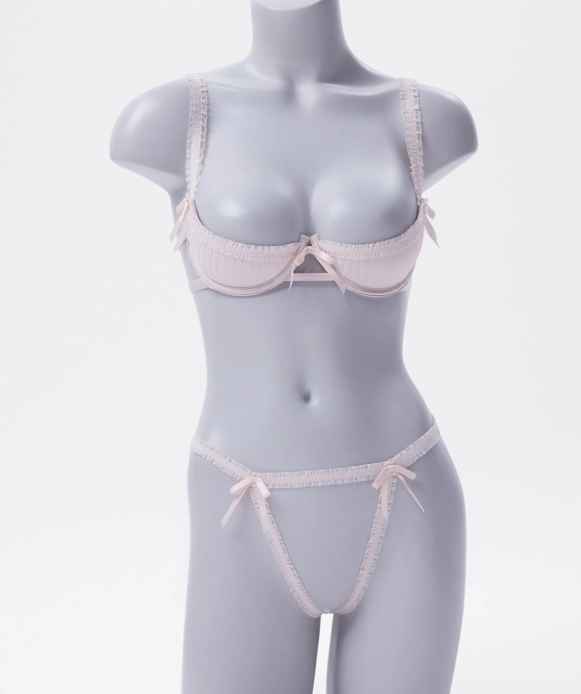 Night Games Blushing Erotic Set - Light Pink