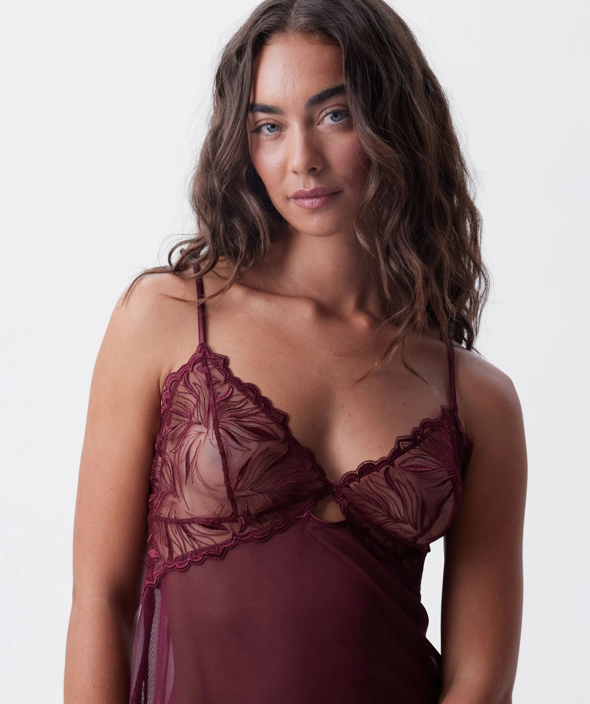 Night Games Bordeaux Enchante Slip - Berry