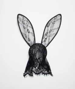 Night Games Bunny Headband - Black