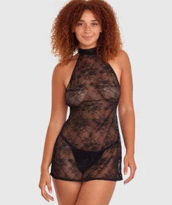Night Games Class Act Mini Dress - Black