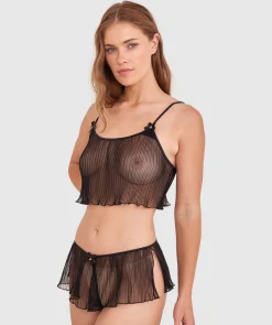 Night Games Com-Pleat Me French Knicker - Black