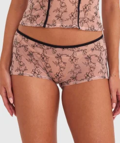 Night Games Fainthearted Mid Rise Shortie - Black