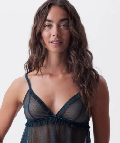 Night Games Hop On Cami - Dark Green