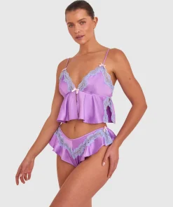 Night Games Summer Crush Cami - Lilac/Pale Blue