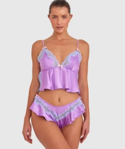 Night Games Summer Crush Cami - Lilac/Pale Blue
