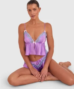 Night Games Summer Crush Cami - Lilac/Pale Blue