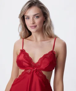 Night Games Summer Crush Slip - Red