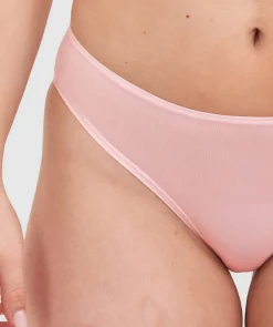 NKD High Leg Brazilian Knicker - Pink