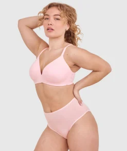 NKD High Waist Brazilian Knicker-Pink