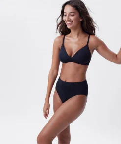 NKD High Waist Brazilian Knicker - Black