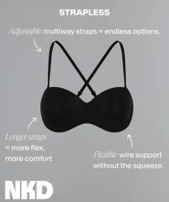 NKD Lightly Lined Multiway Bra - Nude