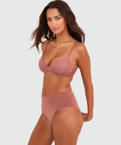 NKD Lightly Lined Relaxed Wire Bra - Mocha