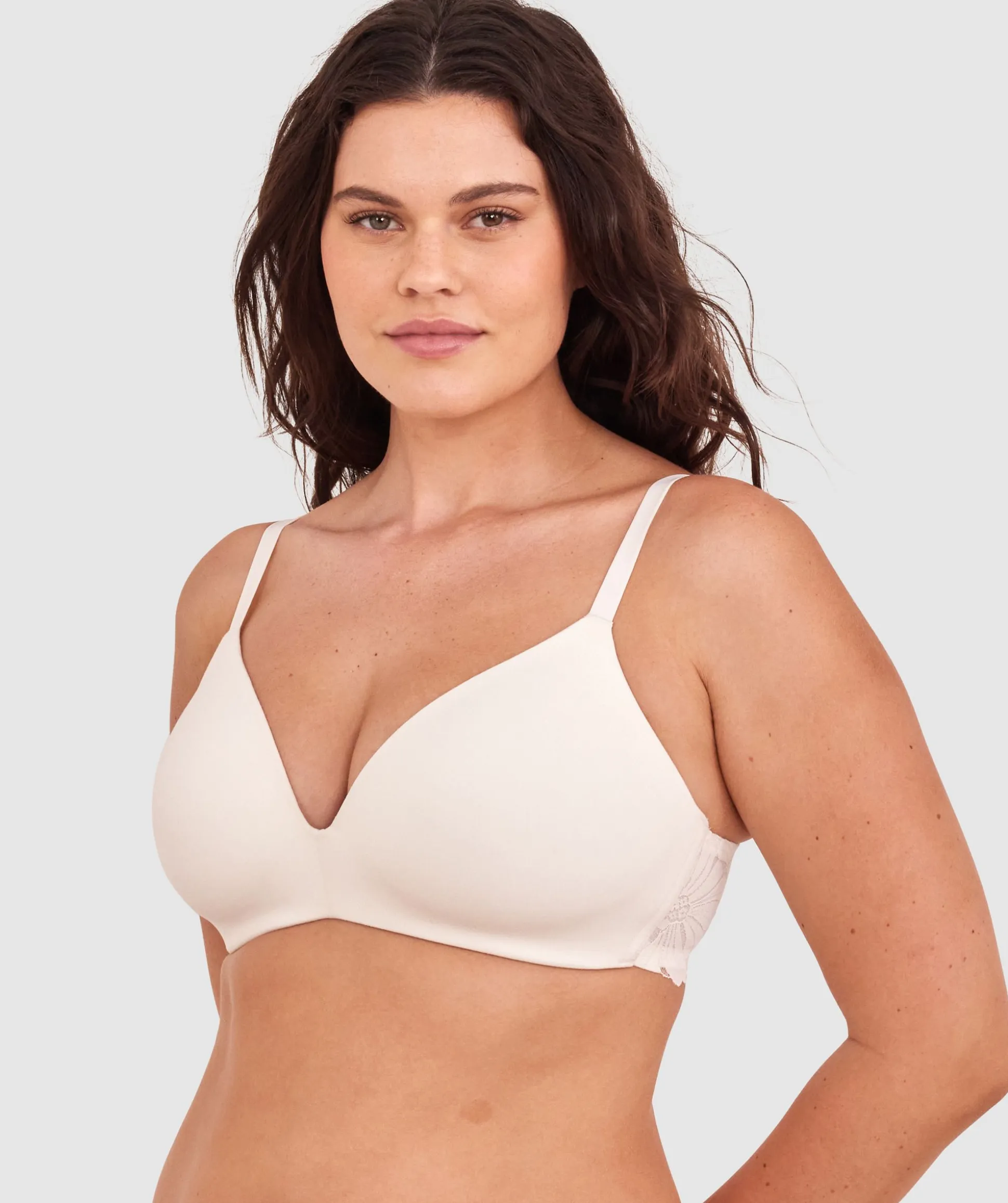 NKD Lightly Lined Wirefree Bra - Ivory
