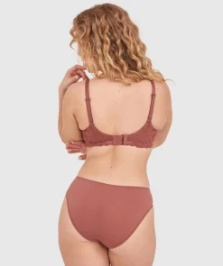 NKD Lightly Lined Wirefree Bra - Mocha