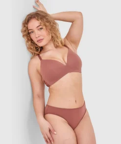 NKD Lightly Lined Wirefree Bra - Mocha