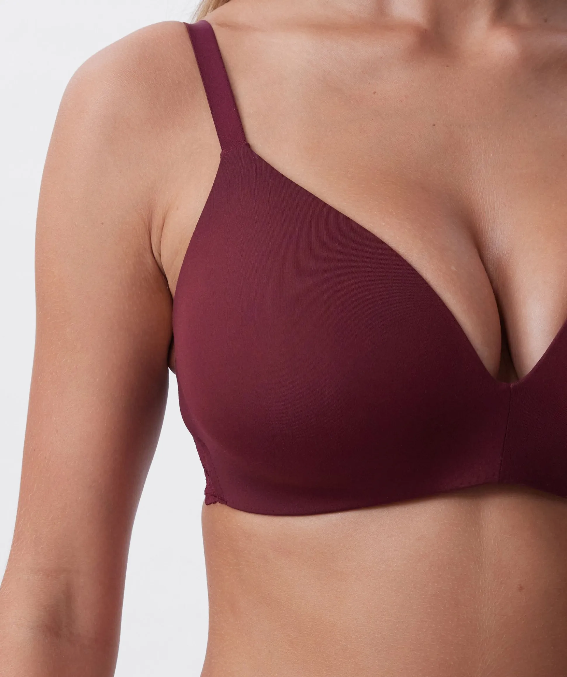NKD Lightly Lined Wirefree Bra - Berry