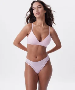 NKD Lightly Lined Wirefree Bra - Pink